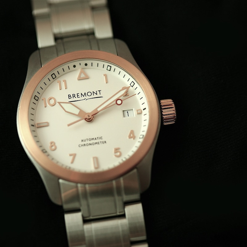 Bremont SOLO 37 Men's Stainless Steel Bracelet Watch