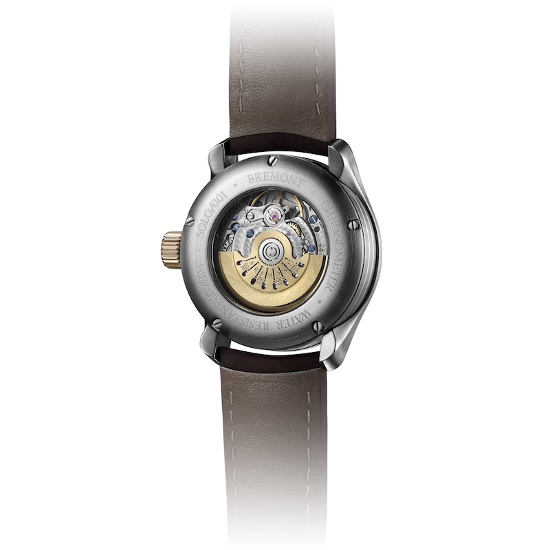 Bremont SOLO 37 Men's Silver Dial Stainless Steel Bracelet Watch