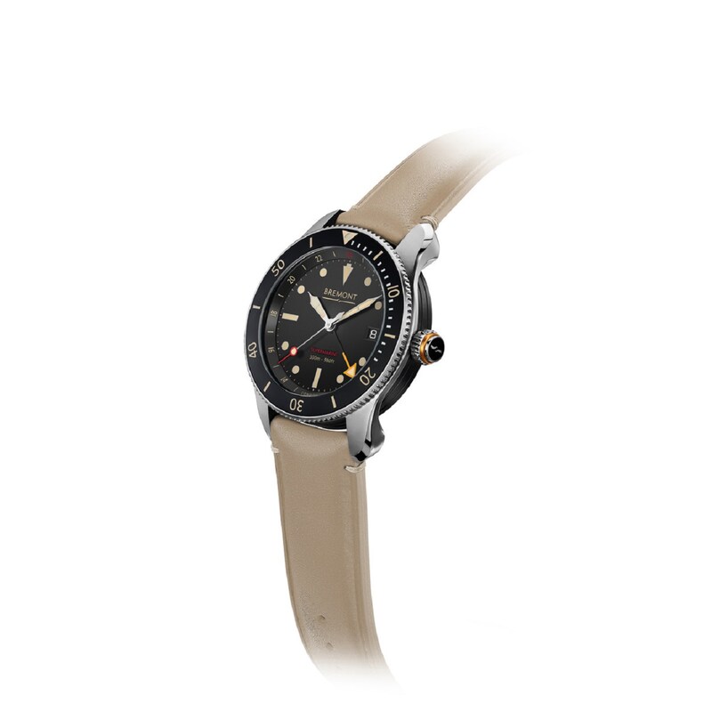 Main Image 2 of Bremont Supermarine S302 Men's Brown Leather Strap Watch