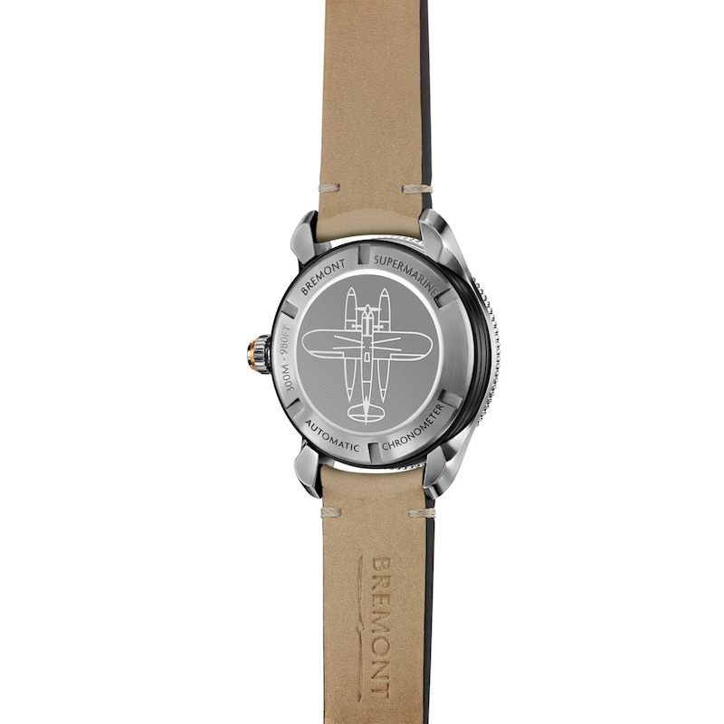 Main Image 3 of Bremont Supermarine S302 Men's Brown Leather Strap Watch