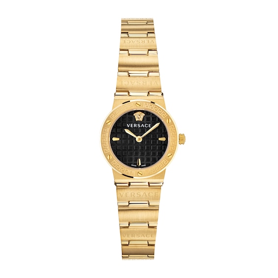 Versace Greca Logo Mini Ladies’ Gold Tone Bracelet Watch