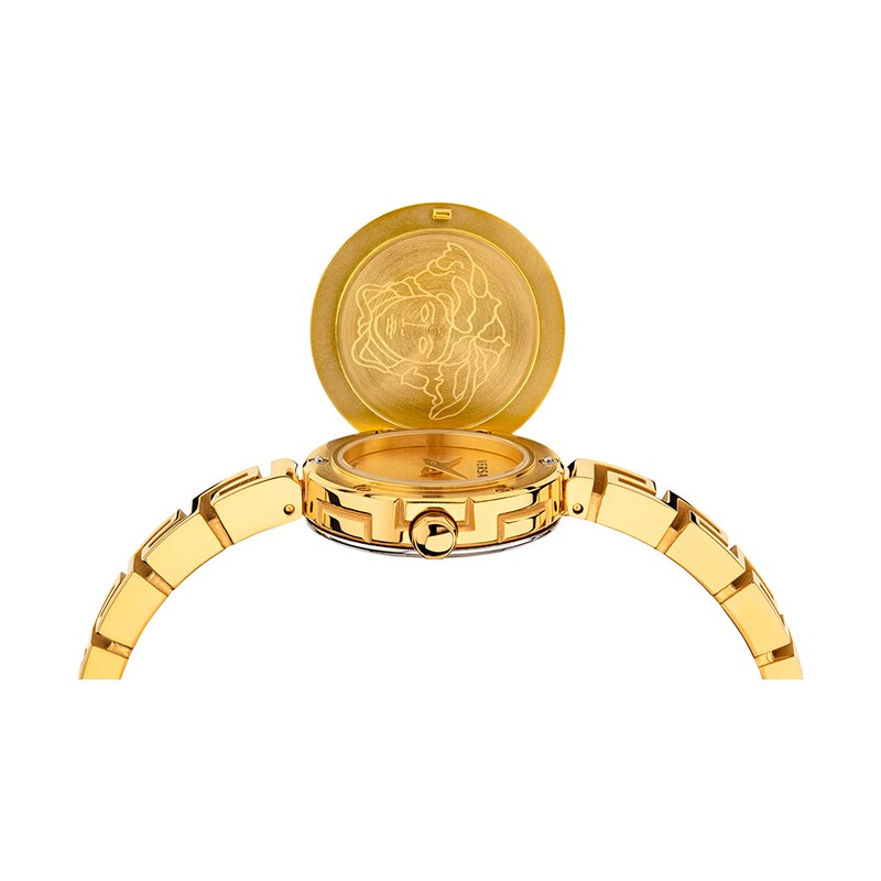 Versace Medusa Secret Ladies' Gold Tone Bracelet Watch