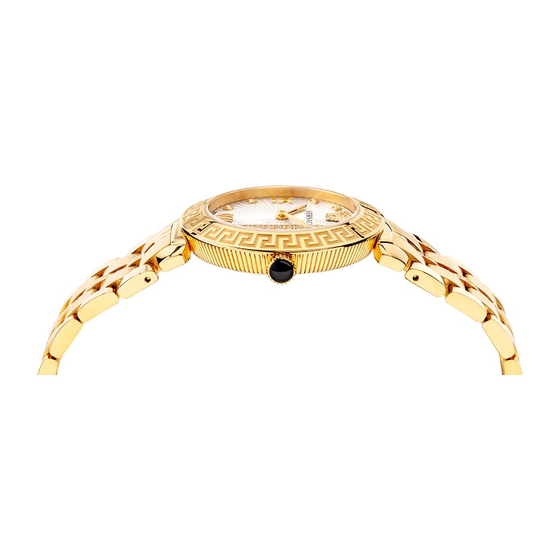 Versace Greca Icon Ladies' Gold-Tone Bracelet Watch