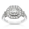 Thumbnail Image 0 of 18ct White Gold 1.25ct Diamond Octagon Halo Ring