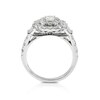 Thumbnail Image 2 of 18ct White Gold 1.25ct Diamond Octagon Halo Ring