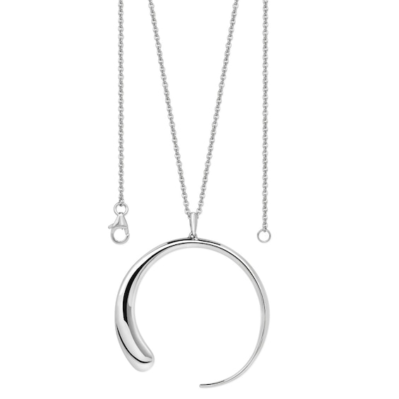 Lucy Quartermaine Luna Sterling Silver Large Pendant