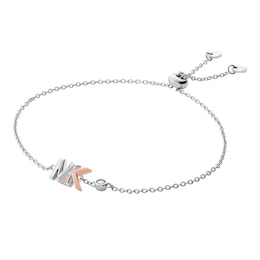 Michael Kors MK Sterling Silver Slider Bracelet