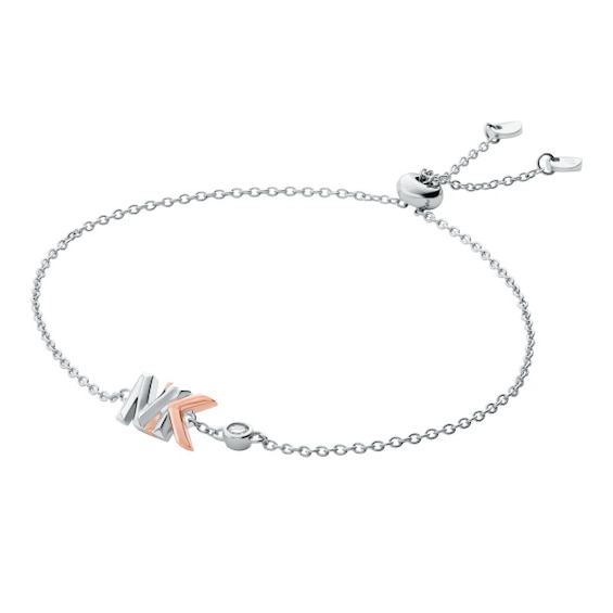 Michael Kors MK Sterling Silver Slider Bracelet