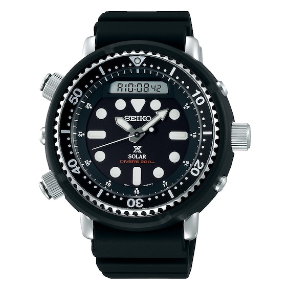 Seiko Prospex Arnie Men’s Black Silicone Strap Watch