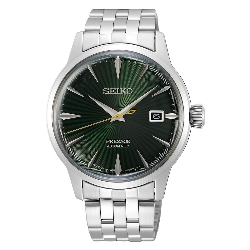 Seiko Presage Mockingbird Stainless Steel Bracelet Watch