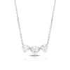 Thumbnail Image 1 of 18ct White Gold 1ct Total Diamond Triple Necklace