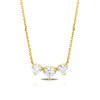 Thumbnail Image 0 of 18ct Yellow Gold 1ct Total Diamond Triple Necklace