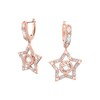 Thumbnail Image 0 of Swarovski Stella Rose Gold Plated Crystal Star Earrings