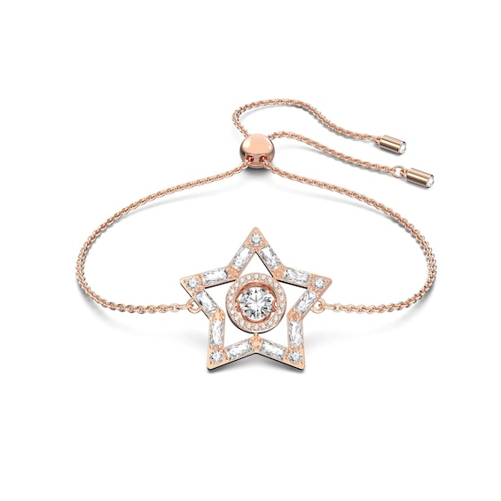 Swarovski Stella Rose Gold Plated Crystal Star Bracelet