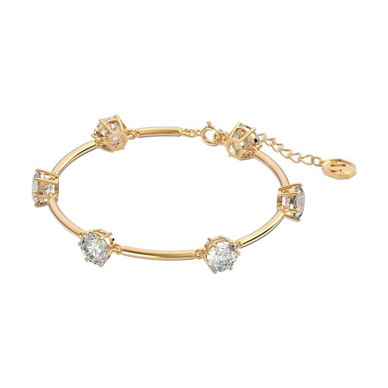 Swarovski Constella Gold Plated Crystal Bangle