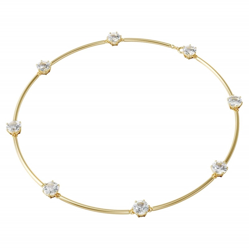 Swarovski Constella Gold-Plated Crystal Star Necklace
