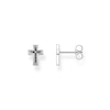 Thumbnail Image 0 of Thomas Sabo Rebel Silver Crystal Cross Stud Earrings