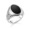 Thumbnail Image 0 of Thomas Sabo Rebel Silver & Onyx Ring Q-R