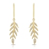 Thumbnail Image 0 of Le Vian 14ct Yellow Gold 0.23ct Diamond Leaf Drop Earrings