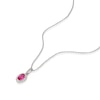 Thumbnail Image 1 of Le Vian 14ct White Gold Diamond Ruby Pendant