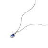 Thumbnail Image 1 of Le Vian 14ct White Gold Diamond & Sapphire Pendant