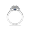Thumbnail Image 2 of Vera Wang 18ct White Gold Sapphire & 0.70ct Diamond Ring