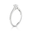 Thumbnail Image 2 of Eternal Diamond Platinum 0.50ct Total Six Claw Ring