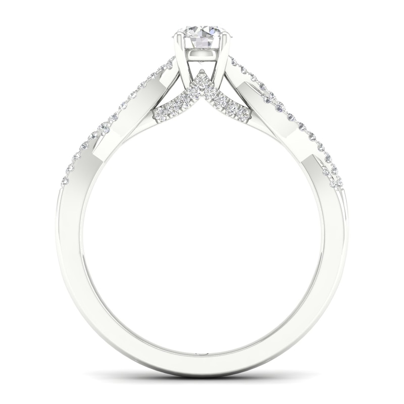 The Diamond Story 18ct White Gold 0.40ct Total Diamond Ring