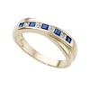 Thumbnail Image 1 of 9ct Gold Sapphire & Diamond Ring