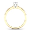 Thumbnail Image 2 of 18ct Yellow Gold & Platinum 0.40ct Diamond Solitaire Ring