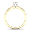 Thumbnail Image 2 of 18ct Yellow Gold & Platinum 0.40ct Diamond Solitaire Ring