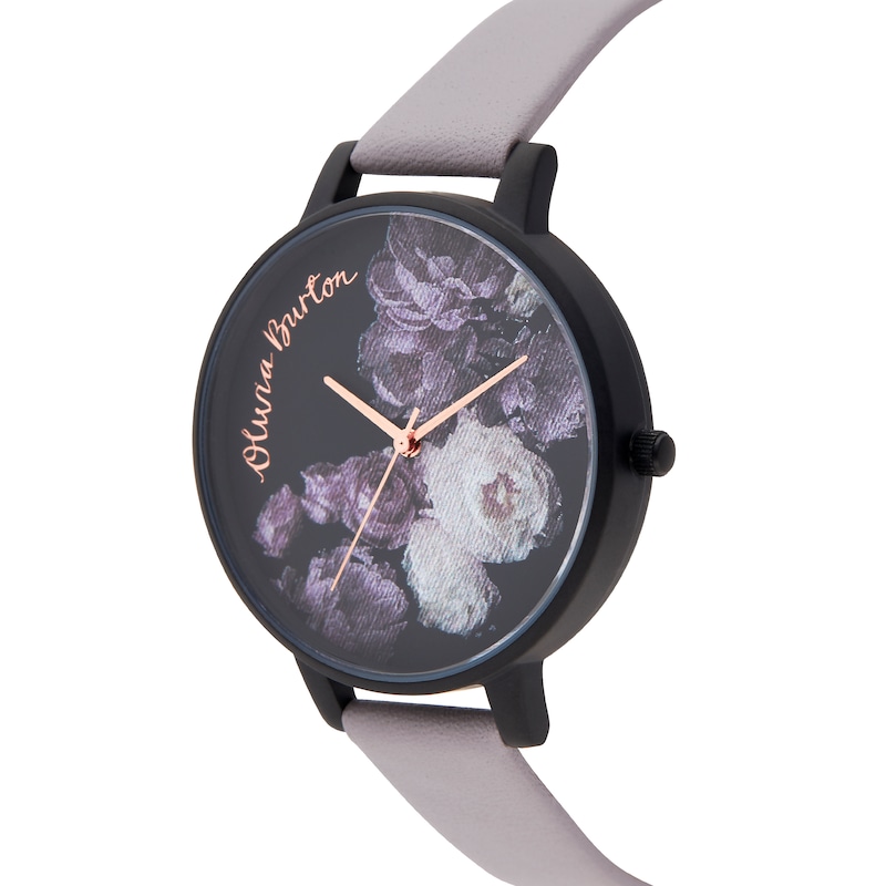 Main Image 2 of Olivia Burton Fine Art Ladies' Lilac Leather Strap Watch