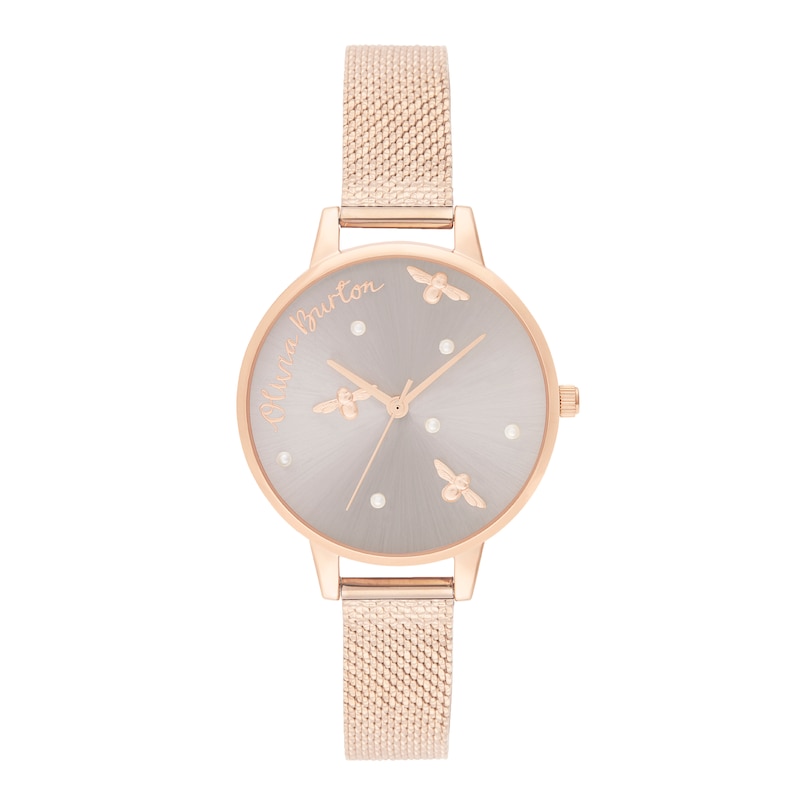 Main Image 1 of Olivia Burton Pearly Queen Rose Gold Tone Bracelet Watch