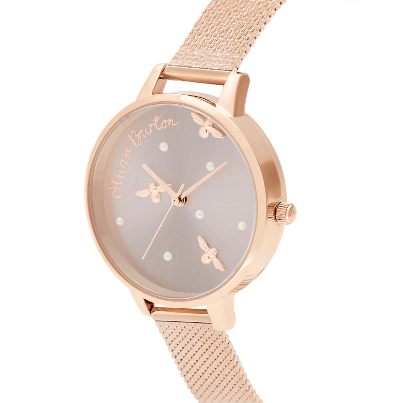 Main Image 2 of Olivia Burton Pearly Queen Rose Gold Tone Bracelet Watch
