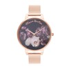 Thumbnail Image 1 of Olivia Burton Fine Art Rose Gold Tone Mesh Bracelet Watch