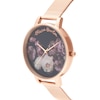 Thumbnail Image 1 of Olivia Burton Fine Art Rose Gold-Tone Mesh Bracelet Watch