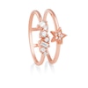 Thumbnail Image 2 of Olivia Burton Celestial Crystal Rose Gold Tone Ring (Size O)