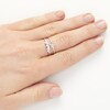 Thumbnail Image 3 of Olivia Burton Celestial Crystal Rhodium Plated Ring - Size O