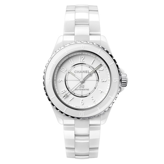 CHANEL J12 Phantom White Ceramic Bracelet Watch