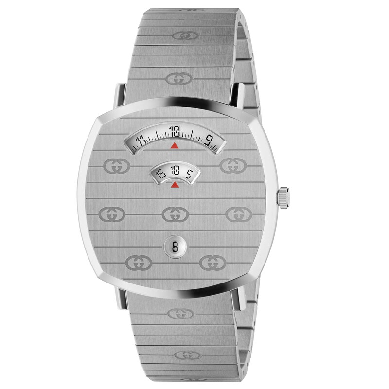 Gucci Grip Unisex Stainless Steel Bracelet Watch