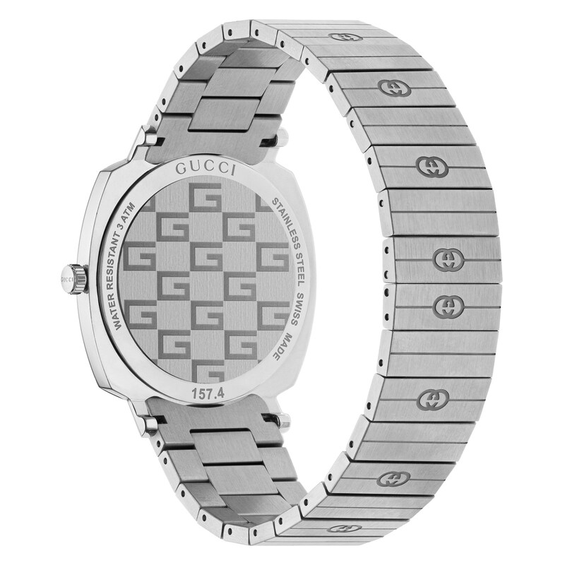 Gucci Grip Unisex Stainless Steel Bracelet Watch