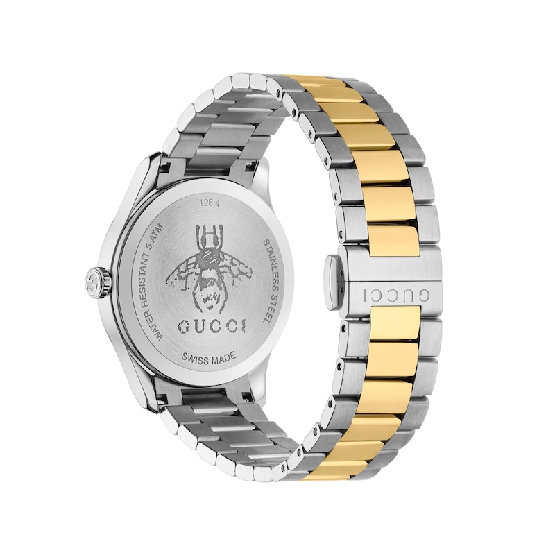 Gucci G-Timeless Bee Two-Tone Bracelet Watch