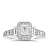 Thumbnail Image 0 of Vera Wang 18ct White Gold 0.95ct Total Diamond Ring