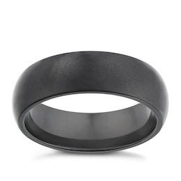 Men's Black Titanium Ring
