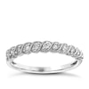 Thumbnail Image 0 of 9ct White Gold 0.15ct Diamond Milgrain Ring