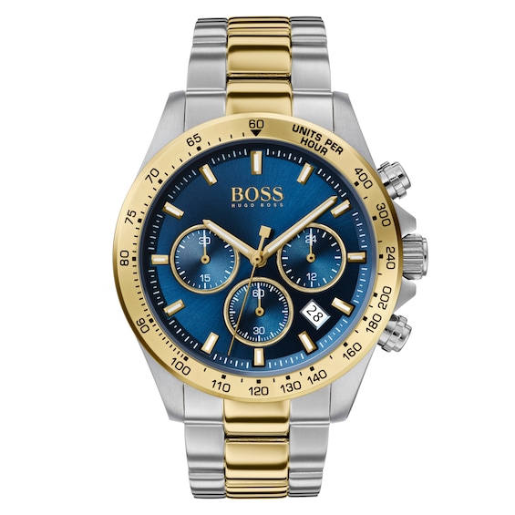 BOSS Hero Men's Two Tone Bracelet Watch