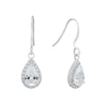 Thumbnail Image 0 of Sterling Silver & Cubic Zirconia Pear Drop Earrings