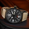 Thumbnail Image 1 of Citizen Eco-Drive Men's Black Ion Plated Strap Watch