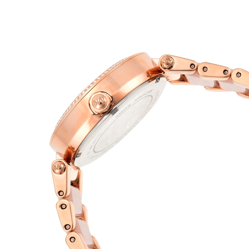 Michael Kors Parker Rose Gold-Tone Bracelet Watch