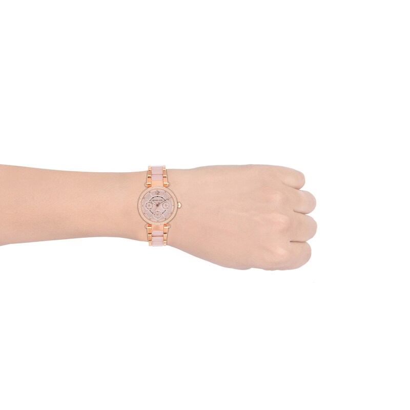 Michael Kors Parker Rose Gold-Tone Bracelet Watch